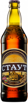 Beer "Krop-Staut" dark, filtered, unpasteurized
